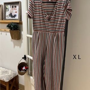 XL Xhiliration Striped Jumper